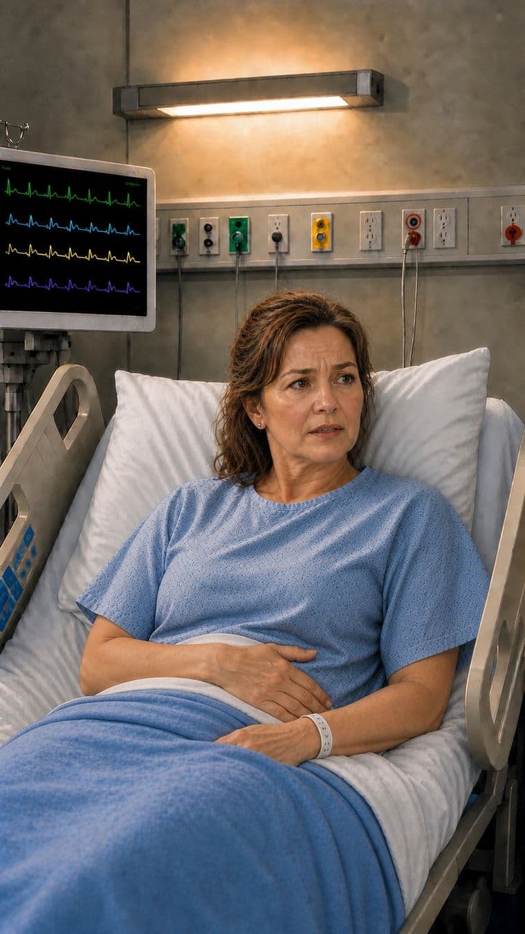 Diane Kessler, presenting with chest pain